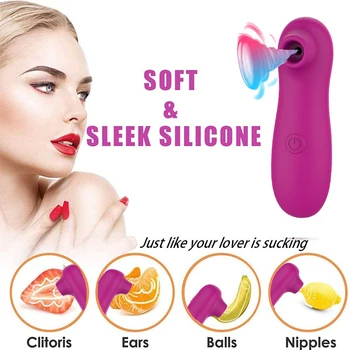 Clit Sucker Vagin Supt Vibrator Stimulator Clitoris Laba Oral sex fara Biberon Jucarii Sexuale pentru Femei Adulte Masturbator Erotic Produtos