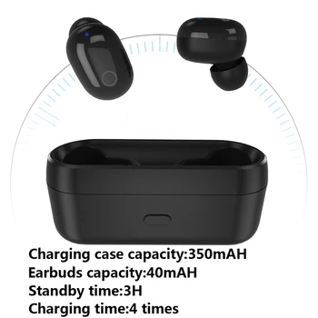 Pottnar TWS 5.0 Căști Bluetooth Stereo 3D Căști fără Fir, Căști Cu Microfon Dual Căști fără Fir de Încărcare Cutie