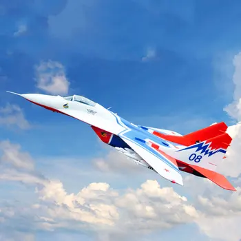 Noul Hot Twin 64mm MiG-29 FED Luptător Avion RC Model de Asamblare Aeronave cu Aripă Fixă (Nr RC/Receptor/Baterie ) - Versiune PNP