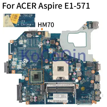 Q5WVH LA-7912P Pentru ACER E1-531 V3-571 E1-571G V3-571G V3-531G NBC1F1100 SJTNV Laptop placa de baza HM70 Placa de baza DDR3 test Complet