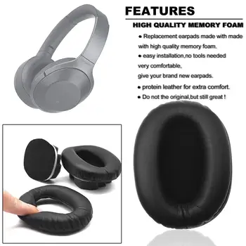 Pentru Sony MDR-1000X WH-1000XM2 Căști de Înlocuire Spuma apărători pentru urechi Ureche Perna Accesorii se Potrivesc MDR-100