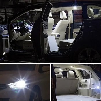 10x Led T10 W5W Interior Auto Bec LED Canbus Pentru Opel Astra H J G Corsa D C, Insignia, Vectra B, Zafira Mokka Meriva Vivaro Antara