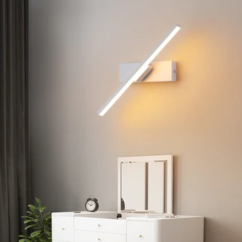 LED-uri lumina de perete personalitate dormitor lampă de noptieră Nordic minimalist modern, creativ scara culoar, camera de zi gravitează în lampă de perete