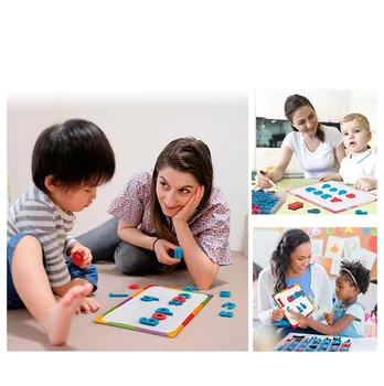 238 de Piese Magnetice, Litere Autocolante Cutie Jucarii Montessori Majuscule Magnet de Învățământ Set de Jucării pentru Copii Cadouri