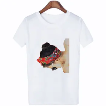 Plus Dimensiune Femei Vara Vogue Print Doamna Casual T-shirt, Blaturi Harajuku Streetwear Maneci Scurte O-Gât Teuri Camisetas Mujer
