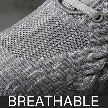 MARSON Barbati Casual Balerini Pantofi de Moda Ușor Respirabil Încălțăminte Sport în aer liber Running Sneaker Non-alunecare Plus Dimensiune Dantelă-up