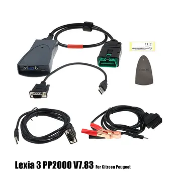 Masina de Diagnosticare Scanner Interface Cablu OBD2 Diagbox V7.83 Lexia 3 PP2000 Pentru Citroen Pentru Peugeot Instrument de Diagnosticare Auto