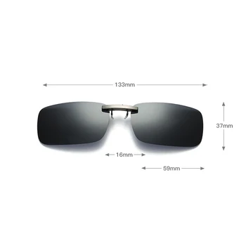 Kachawoo clip pe bărbați ochelari de soare accesorii femei polarizate de noapte viziune ochelari baza de prescriptie medicala bărbați ochelari de soare polarizati