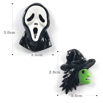 10buc Halloween Monstru magneti de frigider 3D Rasina de Artizanat tablă Frigider Copilul Mesaj de poștă Acasă Decorare DIY Accesorii