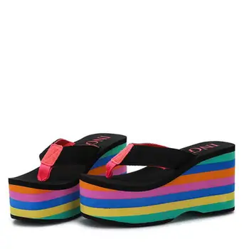 Dimensiunea 34-39 Cu Toc Sandale Femei Cu Talpă Groasă De Moda De Vară Pene De Pantofi De Plaja Cu Platforma