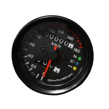 Universal Motocicleta Vitezometrul contorul de parcurs Indicator Dual Speed Meter cu LCD Indicator de Epocă Modificarea Accesoriu