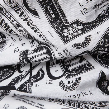 FFXZSJ Brand 2019 noua moda hip hop barbati maneca lunga camasi de imprimare de înaltă gât bluza de petrecere club om topuri tricouri