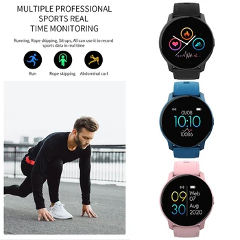 W9 Brățară Inteligent Femei Smartwatch 2020 Sport De Fitness, Ceasuri Inteligente Timpul Monitor Monitor De Ritm Cardiac Ecran Complet Rezistent La Apa