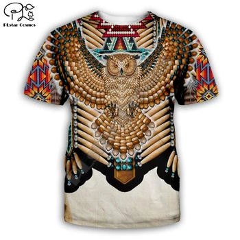 Bărbați femei Vara Nativ Indian Imprimate 3D tricou de Moda Cavalerii Templieri lup tricouri tricouri casual cu maneci scurte stil de top-1
