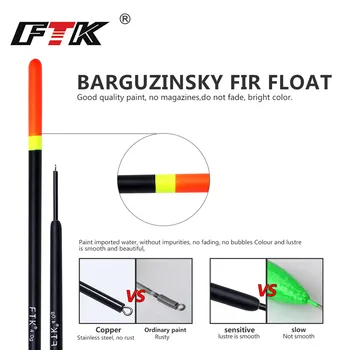 FTK noi Barguzinsky Brad 10 Buc/Lot Bobber Pescuit Float Lungime 16-22 CM Float 1G 2G 3G 4G Pentru Pescuit la Crap