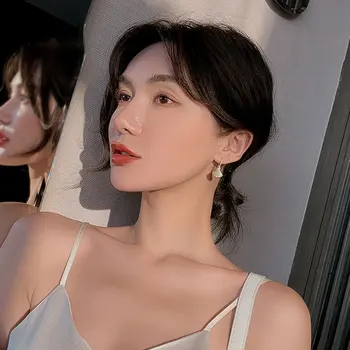 2020 Design Nou Sens Opal în Formă de Evantai Cercei Pandantiv Pentru Femei de Moda coreeană Bijuterii de Lux Fata de Partid este Neobișnuit Cercei