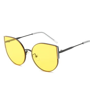 Ochi de pisica ochelari de Soare Femei Bărbați Personalitate de Lux 2020 Moda Polarizare reducere de sex Feminin de Ochelari de vedere Nuante UV400 Sticlă de Epocă