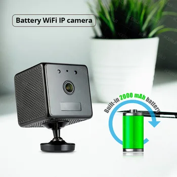 KERUI 960P Portabil Mic Mini Baterie Wireless Home Security Camera WiFi IP Supraveghere Camera Viziune de Noapte Bază Magnetică