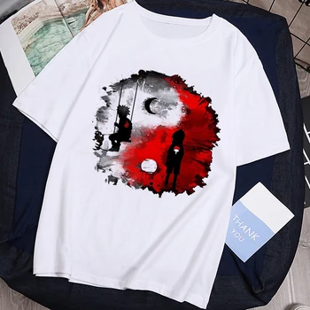Harajuku Tricou Naruto Bărbați/femei T-Shirt Hiphop Streetwear Camiseta O-Gât Harajuku Camiseta Mujer Amuzant Tricou Top Tee Shirt