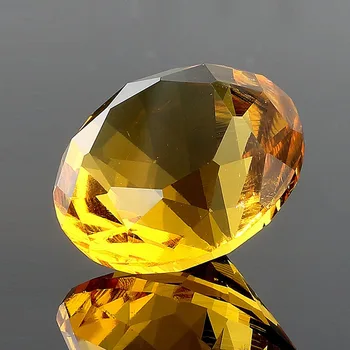 80mm culoare Cristal în Formă de Diamant Prespapier din Sticlă Bijuterie Display Ornament Nunta Decor Acasă meșteșugul Cadou Material