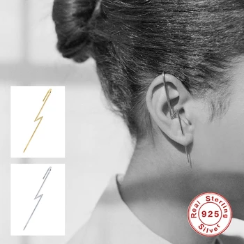 Aide Stud Cercei Argint 925 Cercei Pentru Femei 2020 Surround Ureche Știfturi De Cercei Cu Diamante Pendientes Plata Bijuterii