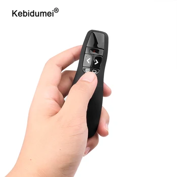 Kebidumei R400 2.4 G wireless Mini Prezentator Telecomanda cu Laser Pointer cu LED Roșu cu laser Laser pen PPT prezentator cu laser