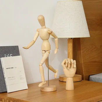 Art decor din lemn papusi, model de păpuși corpul Uman modelul Acasă Mobilier living desktop office home decor de Rotație