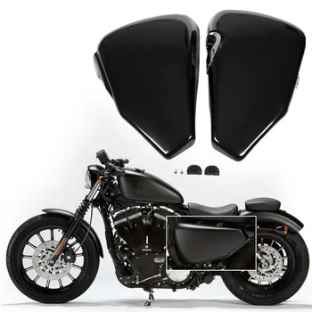 Motocicleta Baterie Capac Lateral Pentru Harley Sportster XL883 XL1200 XL 1200 883 Patruzeci și Opt la Șaptezeci și Două de 2004-2013 Motocicleta Negru
