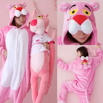 Pijamale Pentru Femei Flanel Animal Adult pijama Unicorn pijamale Cosplay pijama Totoro Homewear Sleepwear Pantera Roz de cămașă de noapte