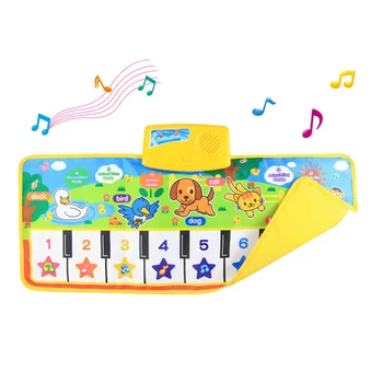 4 Stiluri Muzicale Mat cu Animale Voce de Copil Pian Covor Joc de Muzică Instrumentală Jucării Devreme Jucarii Educative pentru Copii Cadouri