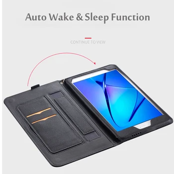 Pentru Huawei MediaPad M5 10 Pro 10.8 inch CRM-W09/AL09 Tableta Caz de Înaltă Calitate Pu Piele Smart Stand Caz Acoperire Cu Sloturi pentru Carduri