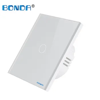 BONDA Standard UE Graffiti Inteligent WiFi +RF Touch Comutator + alexa Control Vocal Inteligent de Perete Adaptor WiFi AC 110v250v control de la distanță