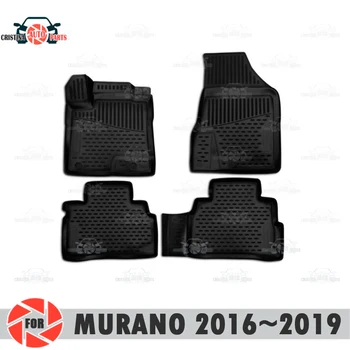 Covorase pentru Nissan Murano 2016~2019 covoare non alunecare poliuretan pământ de protecție interior styling auto accesorii