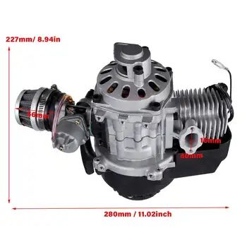 49cc 2 Timpi Motor Motor Carburator Carburator Filtru de Aer Pentru Mini Buzunar GROAPĂ Quad Dirt Bike ATV-uri pentru Buggy