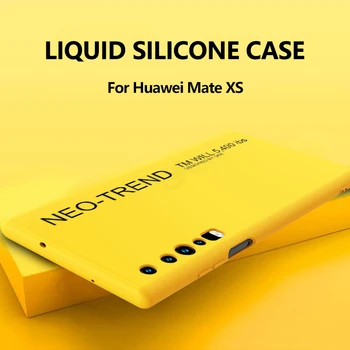 Lichid De Silicon Model Caz Moale Pentru Huawei Mate Xs Cazul Moda Elan Rezistent La Șocuri Capac De Protectie Pentru Huawei Mate Xs Caz Fundas