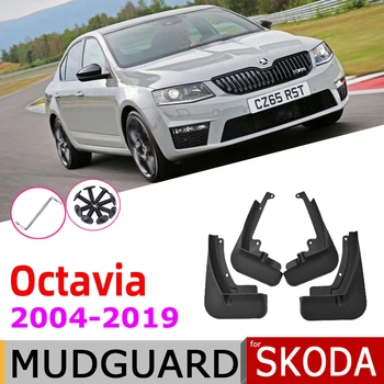 Apărători de noroi Pentru Skoda Octavia A5 A7 1Z 5E MK2 MK3 2019~2004 Aripa Noroi Garda Splash Clapa Accesorii 2018 2013 2010 2006 2005