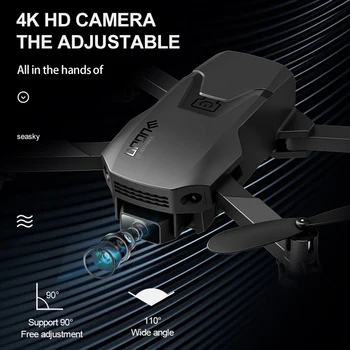 HGIYI H1 Mini Drona 4k HD WiFi Camera FPV 2.4 GHz RC Zbor timp de 12 minute a Altitudinii Quadcopter Pliabil Dron KF611 S66