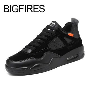 BIGFIRSE Barbati Pantofi Casual Confortabil Brand Bărbați Adidași de Moda Non-alunecare Pantofi pentru Bărbați Negru de Mers pe jos de Încălțăminte Zapatillas Hombre