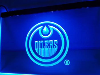 LD241 - Oilers Bara Bere LED-uri Lumina de Neon Semn decor acasă meserii