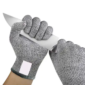 1Pair Instrumente de Siguranță Anti-cut Mănuși de Sârmă din Oțel Inoxidabil Gadget-uri de Bucătărie Multifuncțional Măcelar Cut-Mănuși Rezistente la