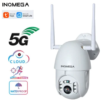 INQMEGA camera ip wifi 5g de Urmărire Auto Start Google Alexa Supraveghere Video CCTV camera de Securitate