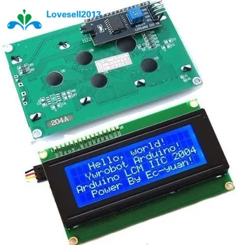 Albastru Ecran IIC I2C TWI SP eu Serial Interface2004 20X4 Caractere LCD Module