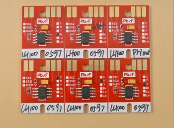 Mimaki LH-100 chips-uri pentru Mimaki UJF3042 permanent chips-uri LH100 rcp 0597 BK C M Y WH PR resetare automată chips-uri