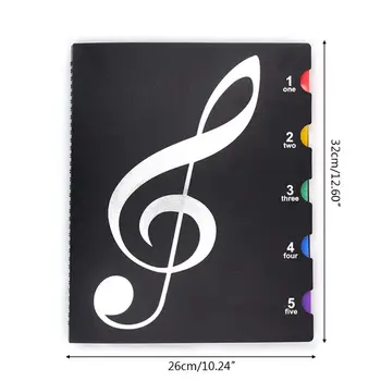 Creative A4 Carte De Muzică Dosare De Pian Multi-Funcția Scor Practice Titularul Fișier