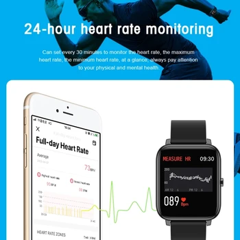 P22 Sport Ceas Inteligent Bărbați Femei Rata de Inima de Monitorizare de Somn de Fitness Brățară IP67 Smartwatch Pentru Xiaomi, OPPO Samsung Android IOS