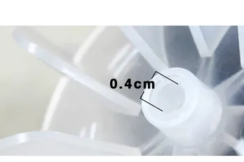 2 buc Ventilator Piese din plastic lama ventilator pentru uscător de Păr ventilator piese