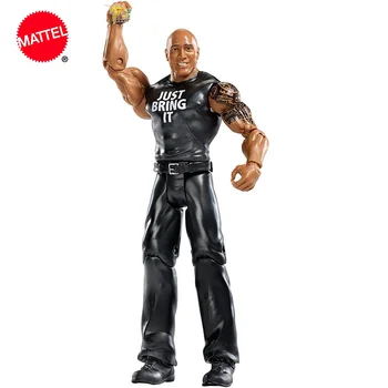 Mattel seria WWE The Rock luptători papusa 6 Inch Acțiune Figura Model de Jucarii Copii, Cadouri de Ziua de nastere