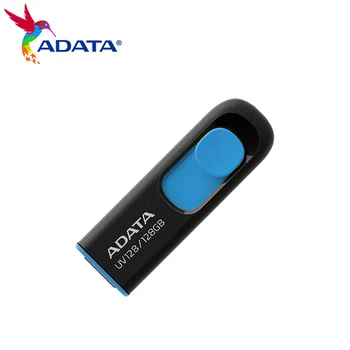 ADATA USB 3.2 128GB Flash Drive fără capac Retractabil Pen Drive 64GB UV128 USB Flash Drive 32GB 16GB de Mare Viteză Pendrive Pentru PC