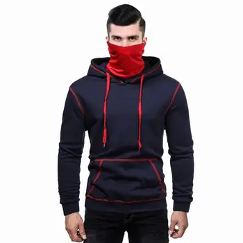 Îmbrăcăminte pentru bărbați 2020 Toamnă Nouă Bărbați Personalitate Casual Hoodie cu Masca de Fata Salopete Roling Pulover Jacheta Barbati tricou
