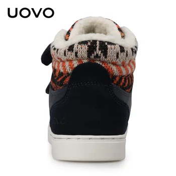 UOVO 2020 Iarna pantofi Pentru Copii de Moda Cald Sport Încălțăminte Pentru Copii, Băieți Și Fete Mari Pantofi Casual Dimensiunea #30-39